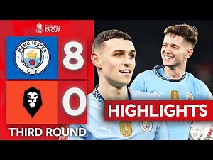 McAtee Hat-Trick Romp Past Salford | Manchester City 8-0 Salford City | Emirates FA Cup 2024-25