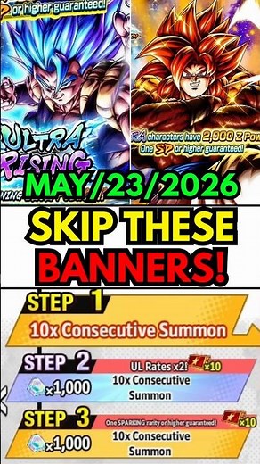⛔🙅‍♂️EVERY RETURNING BANNER YOU SHOULD SKIP! 5/23/2026 (DRAGON BALL LEGENDS) #dbl #dblegends