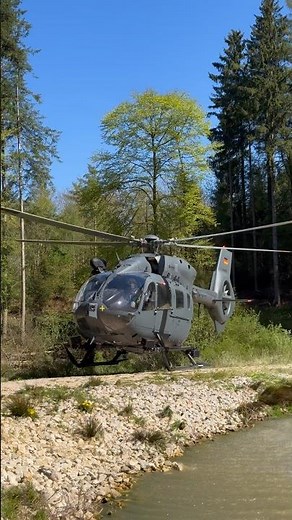 Confined Area Takeoff - German Air Force H145M LUH SOF Helicopter