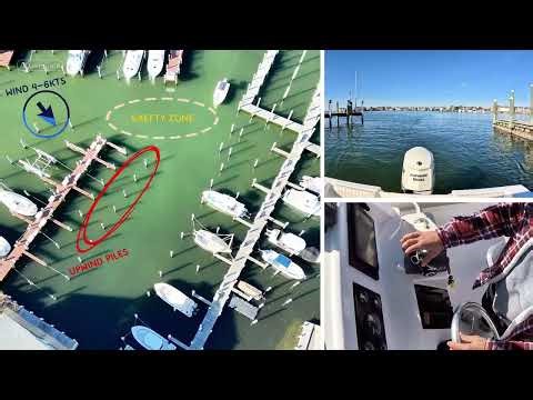 Turn Your Boat Around in Tight Spaces (Single Engine) by using the "K-Turn"