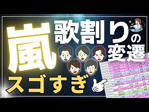 [Arashi] The moving journey revealed through the changes in song distribution!