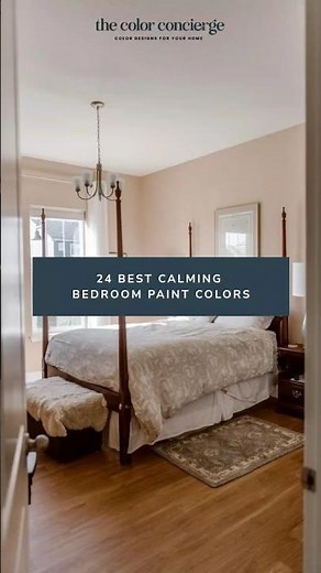 24 Best Calming Bedroom Paint Colors #calmingvibes #paintcolors #interiordesign #transformyourhome