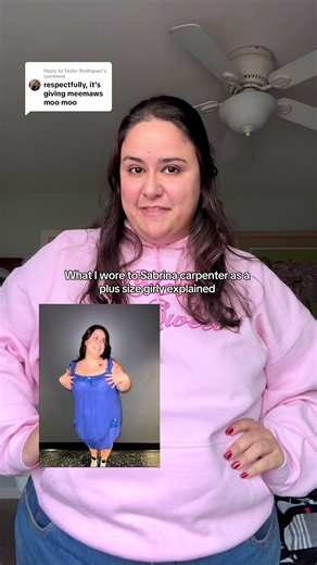 Replying to @Taylor Rodriguez yall have me cracking up with the moomoo comments but not mad at it😂 🏷️ #plussizefashion #plussizeedition #curvyfashion #sabrinacarpenter #shortnsweettour