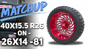 1.6K views · 31 reactions | Today's Match Up is a 40x15.50R26 Fury...