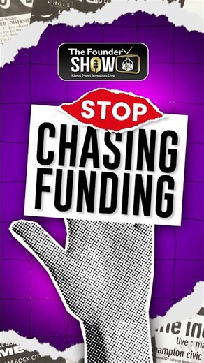 Stop chasing funding. Start building value. 💡🚀