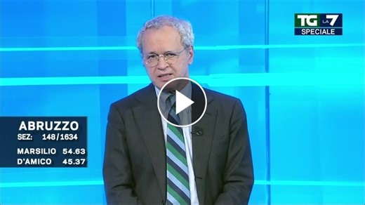 Elezioni regionali Abruzzo, Enrico Mentana non ha dubbi: "Non ci sono possibilità..." | LA7