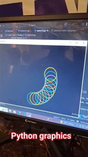 Python graphic# graphical three d des# #tricks #advance #computer #html #visualbasics #dynamic #init