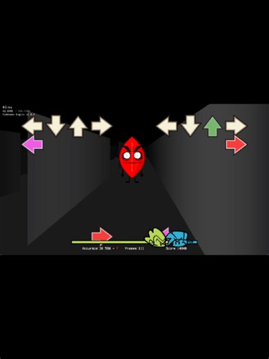 the code for this port SUUUCKS and its buggy and laggy !!! anyways might start posting untitled object show mod teasers on tiktok again lol #bfdi #osc #fnf #fridaynightfunkin #evilleafy