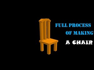 The Full process of me making a chair! | Blockbench (First video)
