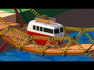 I Was Paid To Make A Bridge Out Of Slinkys - Poly Bridge 2