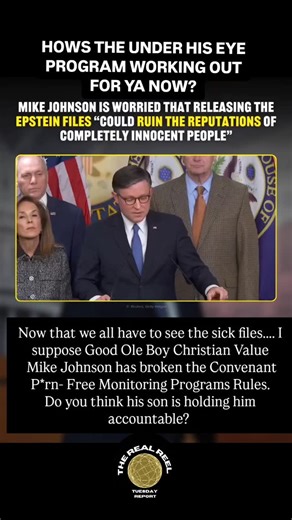 @the_real_reel_report on Instagram: "I think good old boy Mike has ruined his reputation after violating the Covenant p*** free program at this point. Well ...we know they're not innocent or victims! But do carry on ...it's quite entertaining to watch the words that come out of his mouth...dont ya think! Follow The Real Reel Report for real stories real events real voices and more hard truths like this. If this resignates with you....drop a comment below ⬇️ **Disclaimer:** This content features
