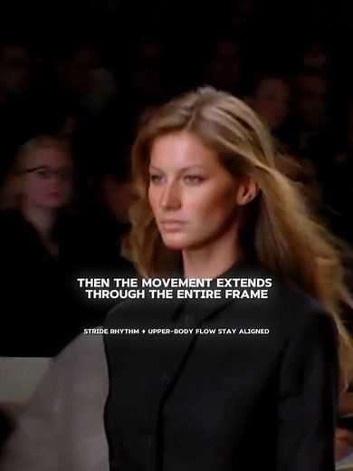 How Gisele controls runway pace #giselebundchen #runway #fashion #modelwalk