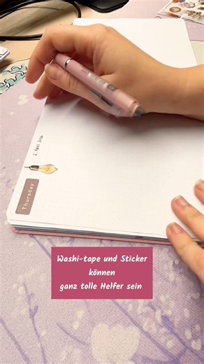 Sticker beim #bulletjournaling ? So machen sie wirklich Sinn.