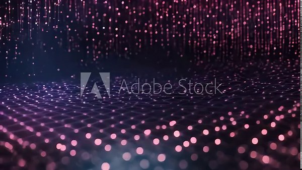 Violet highlights of lights on black background. background in minimalist style. Generative AI Stock Video
