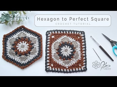 Crochet Shapes: Transforming Hexagons into Perfect Squares