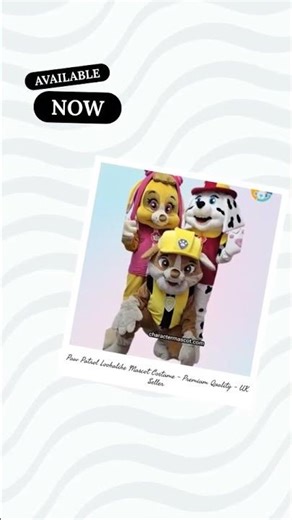 Paw Patrol Lookalike Mascot Costume - Premium Quality - UK Seller