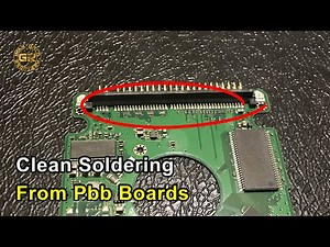 Easy Way to Desolder and Remove Tin from Connectors or Components | Gold Recovery