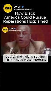 Black History : The Forgotten Argument Behind Reparations'' #blackhistory #america #shorts