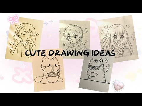 Easy cute drawing ideas ~♡~ Drawings form Pinterest