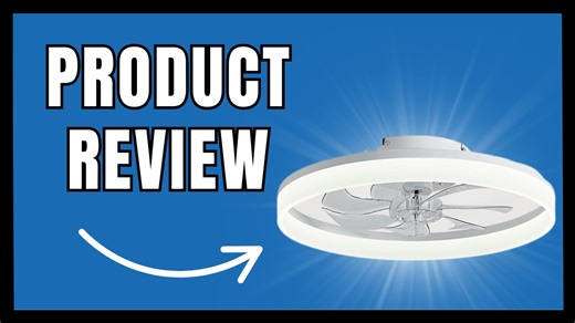 Watch Low Profile Ceiling Fan Install and Review #AD on Amazon Live
