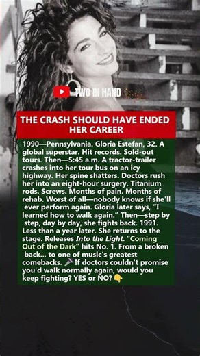 THE CRASH SHOULD HAVE ENDED HER CAREER