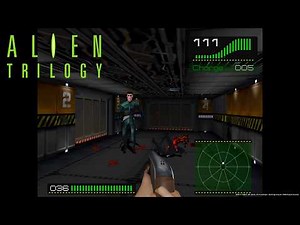 Alien Trilogy PSX [ DuckStation, 4K, HD Textures, Mouselook ] Level 3: Recreational Area | 4K60