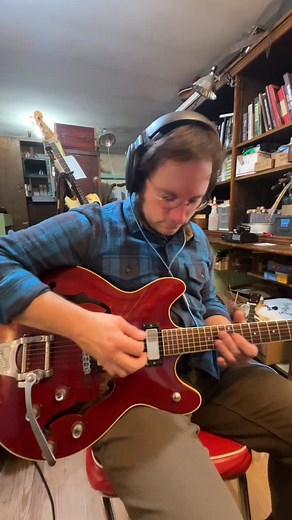 For sale soon! 1967 Guild Starfire XII converted to 6-string w/Bigsby electric guitar #guildguitars #starfirexii #guildstarfire #vintageguitar #vintageguild | Jake Wildwood & Co | Facebook