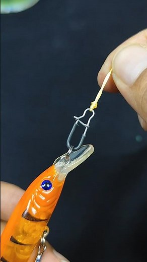 The Right Way to Rig a Minnow Lure (Stronger Action!) #fishing #minnow #fishinglife