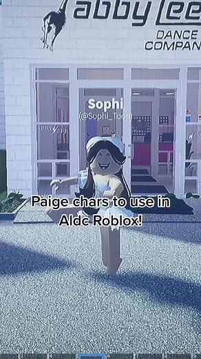 Paige chars to use in aldc roblox! || #fyp #xyzbca #viral #aldc #dancemom #roblox #aldcroblox