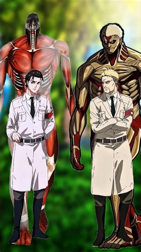 Eren vs Reiner #anime #attackontitan