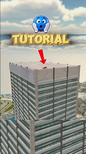 How I Reached the Top Roof 🤯 #carparkingmultiplayer #shorts