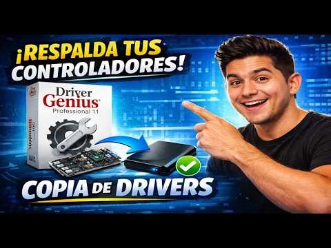 NO Formatees sin Hacer Esto! 🔥 Respalda tus Drivers con Driver Genius (Windows 10/11)