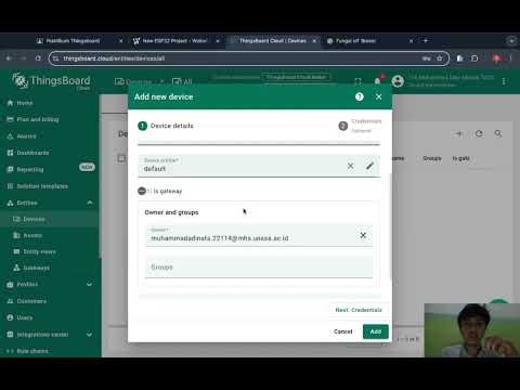 Komunikasi Broker IoT - Thingsboard