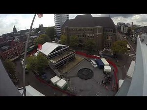 Timelapse opbouw Gouden Kalf Nederlands Film Festival Utrecht