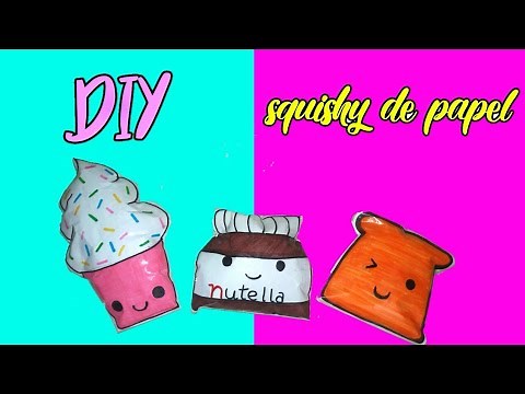 COMO FAZER SQUISHY DE PAPEL