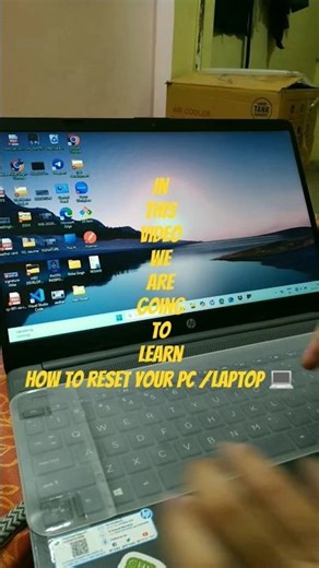 How to reset PC/laptop💻#technology#reset#minivlog#computer#studyvlog#tech#laptop#shorts#pc#trending