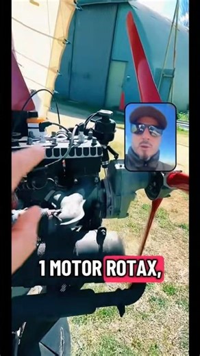 What engine does an ultralight aircraft use? #ulm #aviation #flying #rotax
