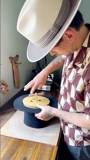 Watch this top hat take shape through precision, craftsmanship, and attention to detail 🎩