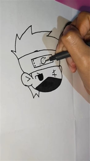 Speed Drawing: Chibi Kakashi #art#drawing#sketch#drawingtutorial#howtodraw