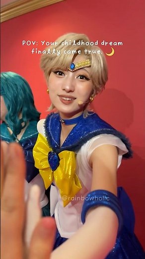 I met the Sailor Guardians! 😭🌙✨#sailormoon #美少女戦士セーラームーン