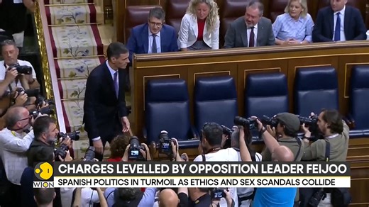 Big accusation against Spanish Prime Minister Sanchez. Opposition leader Feijoo accuses Sanchez of profiting from brothels. Diksha Bisla tells you more. | WION