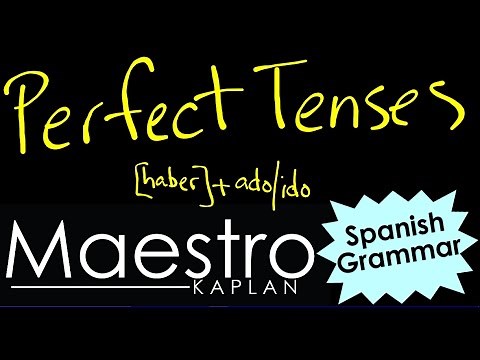 A Summary of the PERFECT TENSES in SPANISH [haber] + past participle