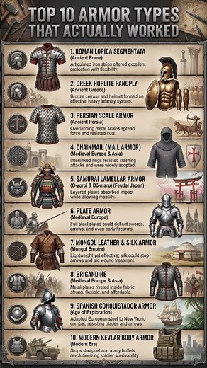 Top 10 Armor Types That Actually Worked