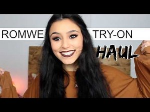 ROMWE Try-On Haul!