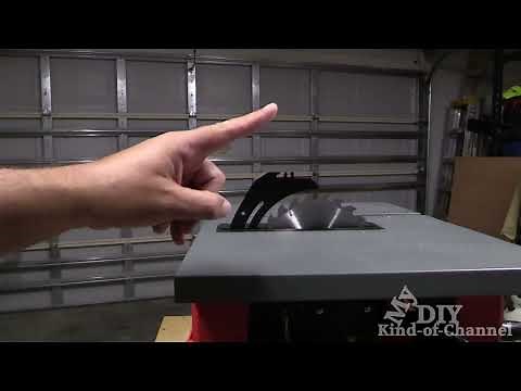 Craftsman Table Saw 13.0 AMP. - Installing the Blade Guard for your Craftsman Table saw