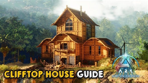 Ultimate All-in-One Clifftop House _ Building Tutorial _ ARK_ Survival Ascended
