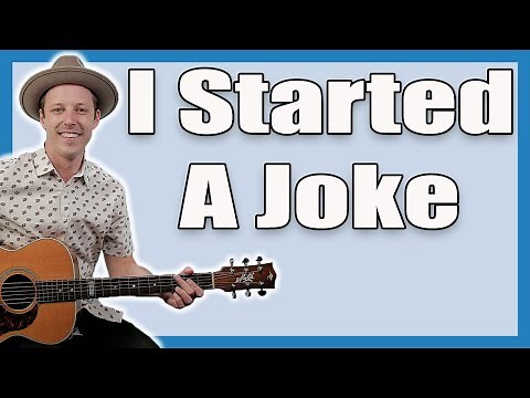 I Started A Joke Guitar Lesson (Bee Gees)