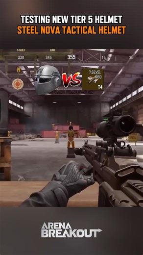 S12 SPOTLIGHTS | Steel Nova Tactical Helmet Wondering how the new Tier 5 helmet performs in defense, visibility, and hearing? Check it out! #ArenaBreakoutS12 | Arena Breakout