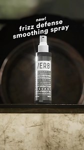tame every strand with our new Frizz Defense Smoothing Spray! a 5-in-1 styler clinically proven to: 🌟increase shine by up to 122%* 🌟reduce frizz by 70%* 🌟protect against frizz and high humidity for up to 72 hours* 🌟protect against heat up to 450° F/232 °C* *proven results in a third-party testing lab available now at www.verbproducts.com | Verb Products