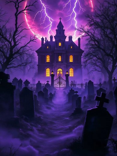 Live Wallpaper of The Haunted Mansion